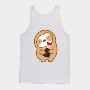 Cute Soy Sauce Sloth Tank Top